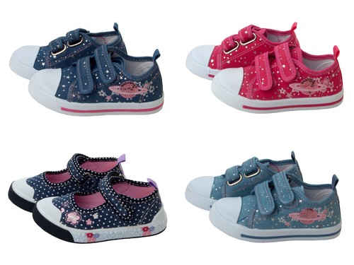 Girls glitter floral denim - glitter,