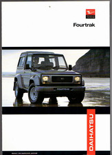 Daihatsu Fourtrak 1993 UK Market Launch Foldout Brochure Independent & Fieldman
