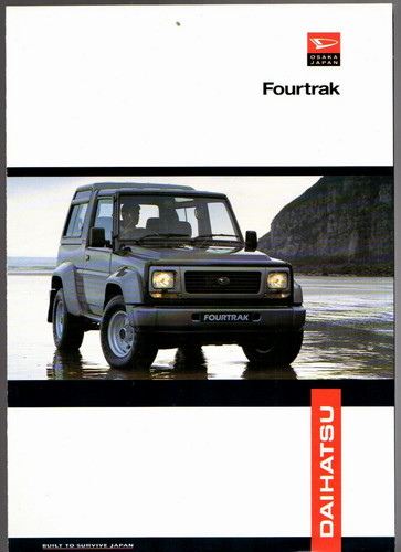 Daihatsu fourtrak 1993 - fourtrak, uk