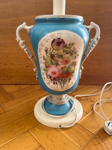French vintage porcelain - porcelain, lamp