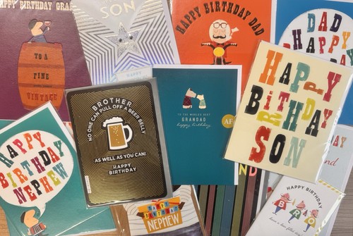 100 assorted male birthdays - 100,