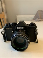 Chinon CM-3 35mm Film Camera with Lens Vintage 1978 Tested Mechanically Working