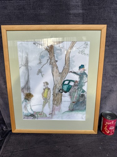 Framed 2008 mixed media - framed,