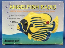 Retro Angelfish Shower Radio Water Resistant FM AM Radio Steepletone Tested Gift
