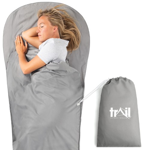 Mummy sleeping bag liner - sleeping,