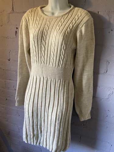Cream cable knit - cream,