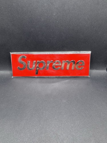 Supreme car emblem red - car,