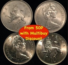 Ten Pence 10p 1968 - 2016