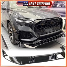 GLOSSY BLACK Front Bumper Lip