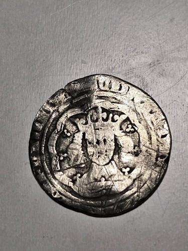 Hammered silver groat - hammered, of