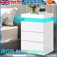Modern Bedside Table RGB LED