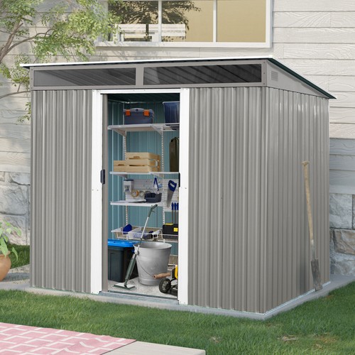 6ft outdoor metal storage - metal,