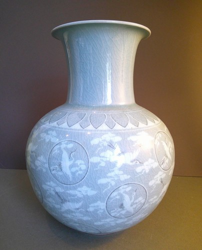 Vintage large korean celadon - vintage,