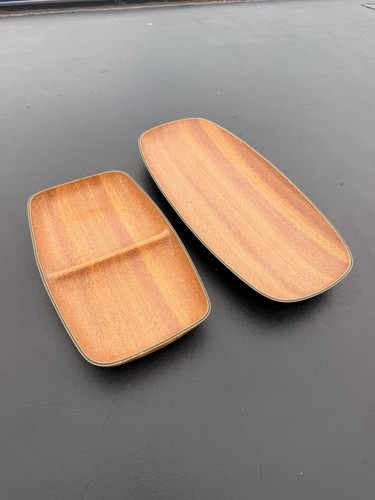 Pair vintage teak wood - of,