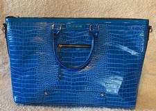 River Island weekend or holdall bag with a crocodile-embossed texture