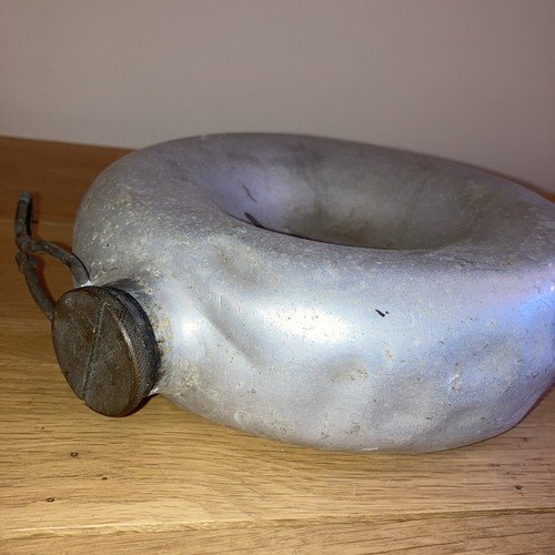 Vintage canteen circle bottle - vintage,