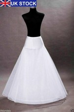 RULTA UK 1 Hoop A-Line Bridal Petticoat Crinoline Wedding Dress Underskirt UK