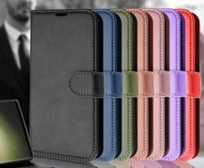 For Samsung Galaxy S25 Ultra S24 S23 FE S22 S20 Case Leather Wallet Phone Cover