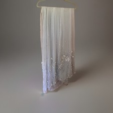 Beautiful Wedding Evening Kelly Craig Silver/Grey Silk Blend Scarf Shawl XL