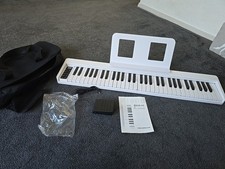 Foldable piano with - with, peddal