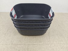 CURVER Softex 4x 4L Storage Baskets, 100 percent Recycled Material, Lightweight,