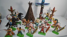 VINTAGE BRITAINS NATIVE AMERICAN INDIANS ETC (20) - WIGWAM / FIRE / TOTEM