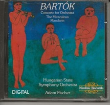 BARTOK Concerto for Orchestra Miraculous Mandarin cd Nimbus Fischer 1990 sealed
