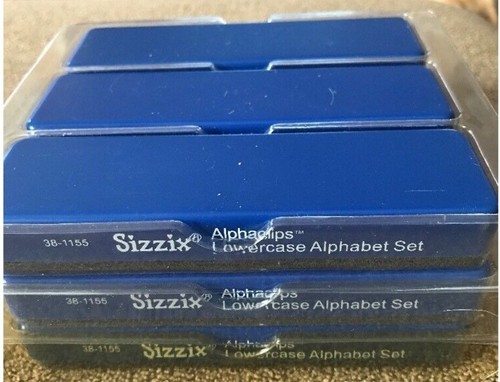 Sizzix alphabars alphaclips - sizzix,