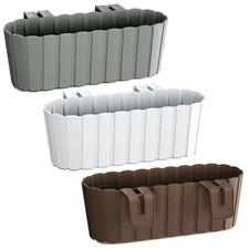 Plastic balcony wood look - balcony,