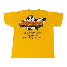 Vintage 90s Ski Doo Racing T Shirt Size M Snowmobile Snow Single Stitch Graphic