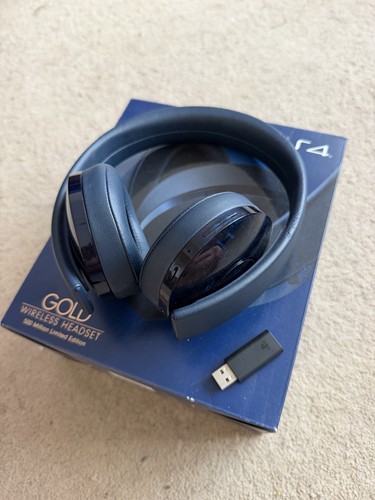 Sony ps4 gold wireless headset - gold,