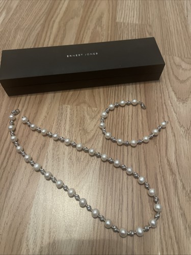 Ernest jones pearl - and, silver