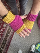 Hand Knitted Odd Mitts
