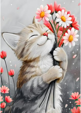 Cute Cat Diamond Painting Kits
