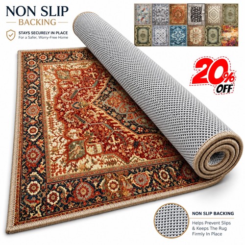 Modern non slip large - large, area