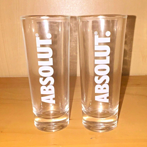 Absolut vodka clear glass - vodka,