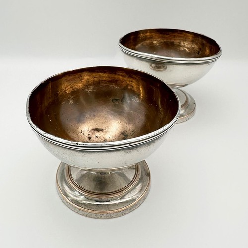 Pair george iii salt cellars - pair,