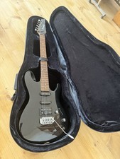 Ibanez GSA60 Gio Electric Guitar Black with its case 