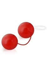 Duo Ben Wa Balls Latex Coated Geisha  - Red