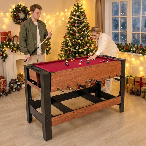 Foosball pool combo - 2-in-1,