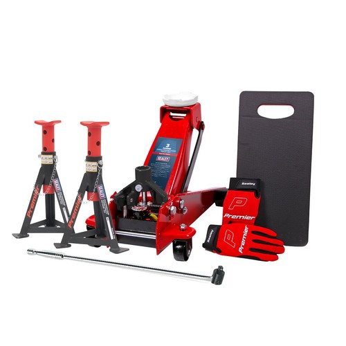 Sealey trolley jack 3tonne - trolley,