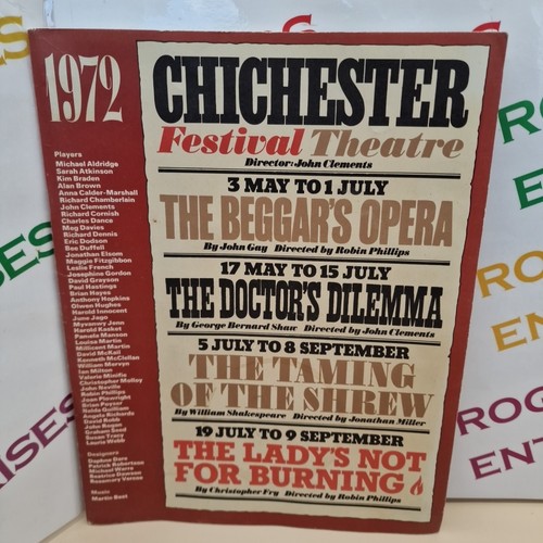 1972 chichester festival - chichester,