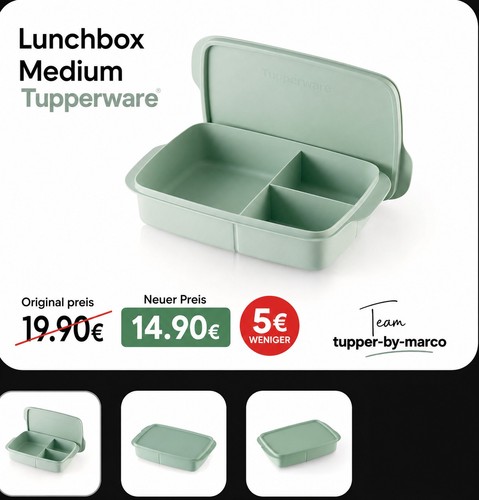 Tupperware lunchbox medium - lunchbox,