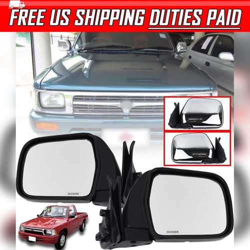 Chrome side mirrors pair ln85 - side,