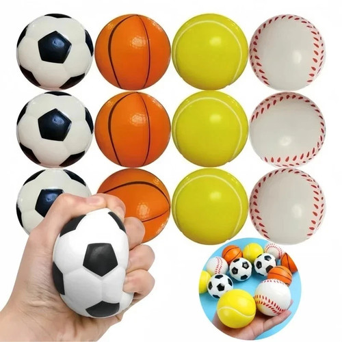 6pcs foam balls for kids - 6pcs, 60mm