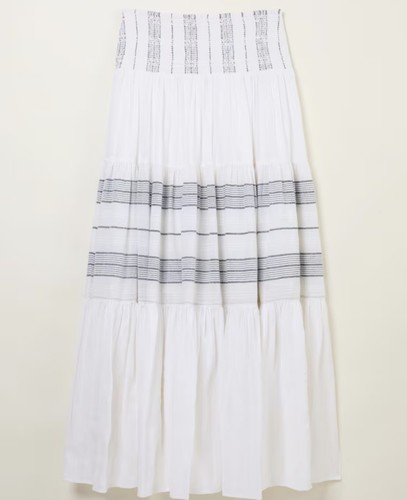 Fatface tiered skirt with - fatface,