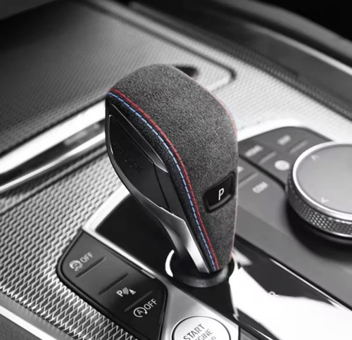 Alcantara gear shifter trim - shifter,