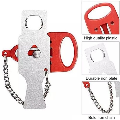 Portable door lock hardware - lock,