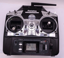 FUTABA T6EX 6 CHAN 2.4GHZ FASST TRANSMITTER MODE 2 EXCELLENT CONDITION + CASE