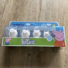 Peppa Pig Felties Colouring Set with Washable Figures, Toys & Games 4 Pack